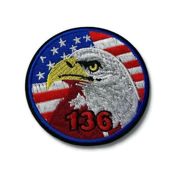 American Eagle 136 Embroidered Patch - Picture 1 of 4